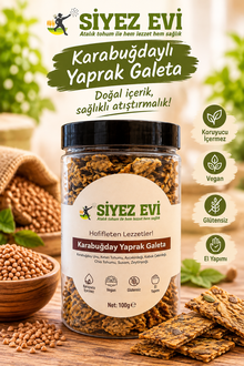 Karabuğday Yaprak Galeta 100 Gr görseli