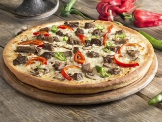 Kavurmalı Pizza (Orta Boy) görseli