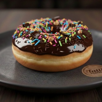 Klasik Çikolatalı Donut görseli