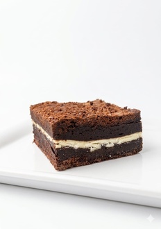 Beyaz Çikolatalı Browni görseli