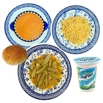 Sebzeli Baklalı (Vejetaryen) Menü görseli