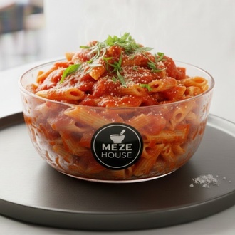 Domates Soslu Penne Makarna görseli