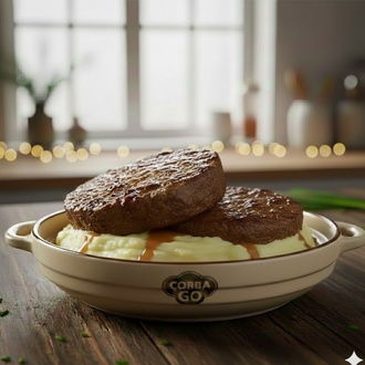 Püreli Rosto Köfte görseli