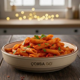 Domates Soslu Penne Makarna görseli