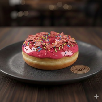 Çilek Sever Donut görseli