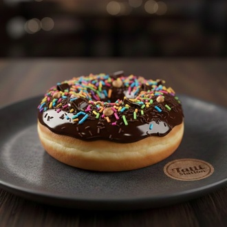 Klasik Çikolata Donut görseli