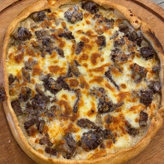Kavurmalı Trabzon Usulü (Yuvarlak) Pide görseli