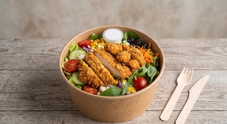Crispy Chicken Salata görseli