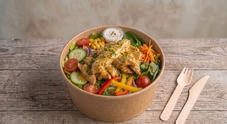 Ballı Hardal Soslu Tavuklu Salata görseli
