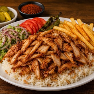 Pilav Üstü Tavuk Döner görseli