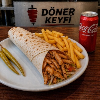 Tavuk Döner Dürüm Menü 2 görseli
