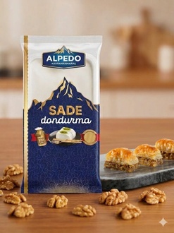 Cevizli Baklava (1 Kg) 480 Gr Sade Kahramanmaraş Dondurması görseli