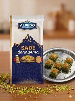 Antep Özel Fıstıklı (1 Kg) 480 Gr Sade Kahramanmaraş Dondurması görseli