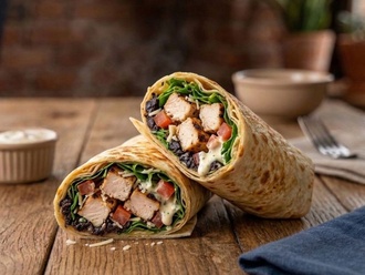 Barbekü Tavuklu Wrap görseli