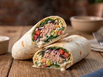 Ton Balıklı Wrap görseli