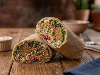 Vegan Köfteli Wrap görseli