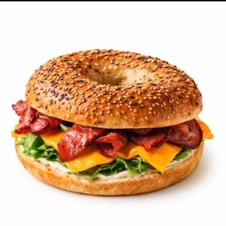 Bacon Melt Bagel görseli