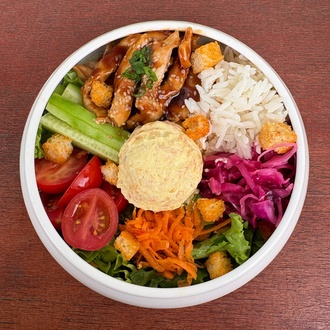 Teriyaki Soslu Tavuk Bowl görseli