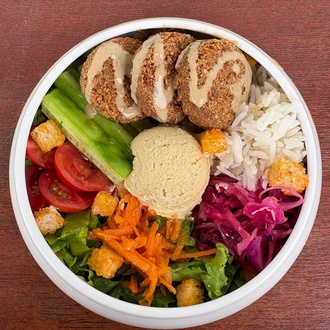 Tahinli Yoğurt Soslu Falafelli Bowl görseli