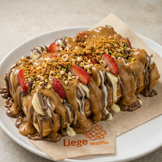 Lotus Gold Bol Çikolatalı & Çıtır Bisküvili Belçika Waffle görseli