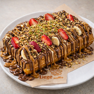 Karamel Şöleni Waffle görseli