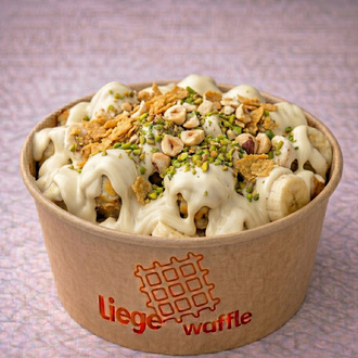 Kovada Waffle Beyaz Çikolata Muzlu görseli
