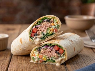 Ton Balıklı Wrap görseli