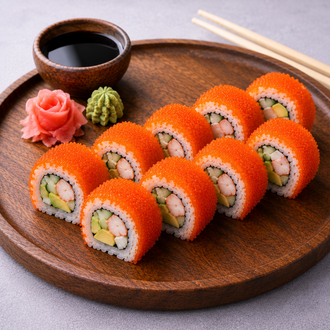 California Roll + 330 Ml. Coca Cola görseli