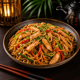 Tavuklu Noodle + 330 Ml. Coca Cola görseli