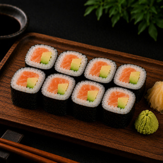 Sake Avokado Maki Roll görseli