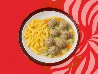 Begüm'ün Ekişili Köfte & Penne Makarnası görseli