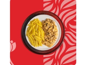 Begüm'ün Kremalı Mantarlı Tavuk & Penne Makarnası görseli