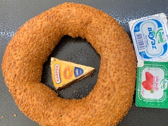 Simit Tost Kaşarlı görseli