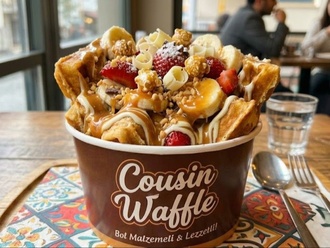 Cousin Karamel Rüyası Waffle görseli