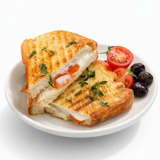 Ayvalık Ekmeğine Kaşarlı Tost görseli