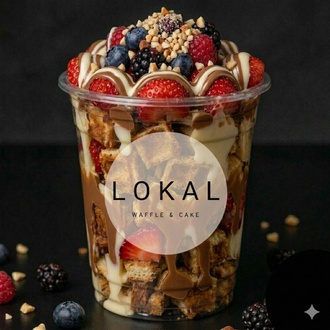 Orman Meyveli Bardak Waffle görseli