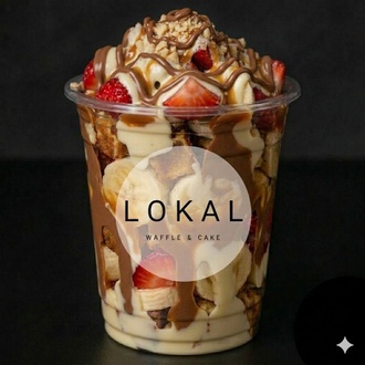 Lokal Bardak Waffle görseli