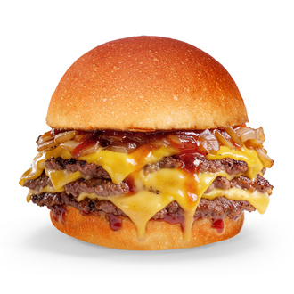 Triplex Cherry Smash Burger görseli