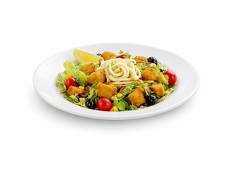 Çıtır Tavuk Lokumlu Salata görseli