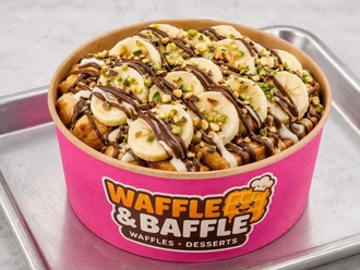 Muzlu Belçika Kova Waffle görseli