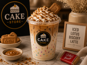 Iced Lotus Biscoff Latte (40 Cl.) görseli