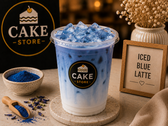 Iced Blue Latte (Turunç Aromalı) (40 Cl.) görseli