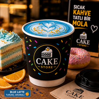 Blue Latte (Turunç Aromalı)(40 Cl.) görseli