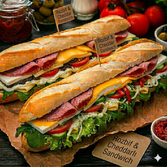Rozbif & Cheddar Sandwich görseli