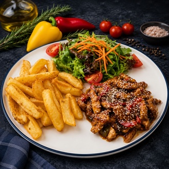 Barbükü Soslu Tavuk görseli