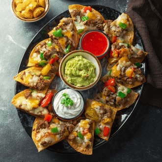 Etli Nachos görseli