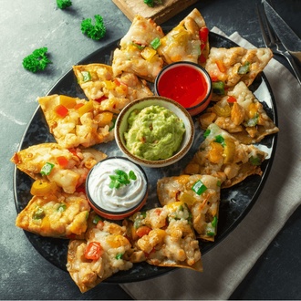 Tavuklu Nachos görseli
