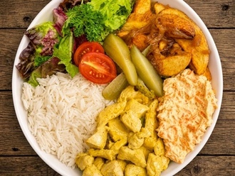 Köri Soslu Tavuk Bowl görseli