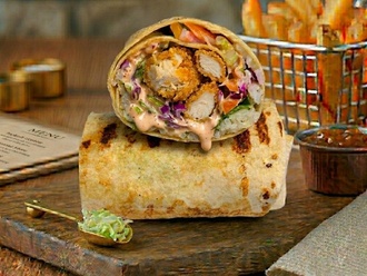 Çıtır Tavuk Burrito görseli