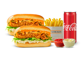 Crispy Chicken Royal Menü görseli